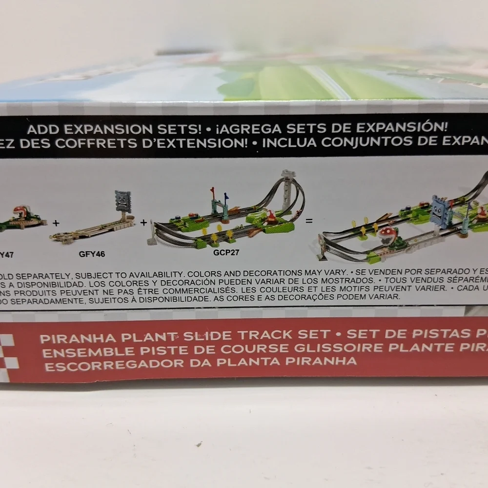 Hot‎ Wheels Mario Kart Piranha Plant Slide Track Set - Green